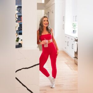Balance Athletica Red Leggings